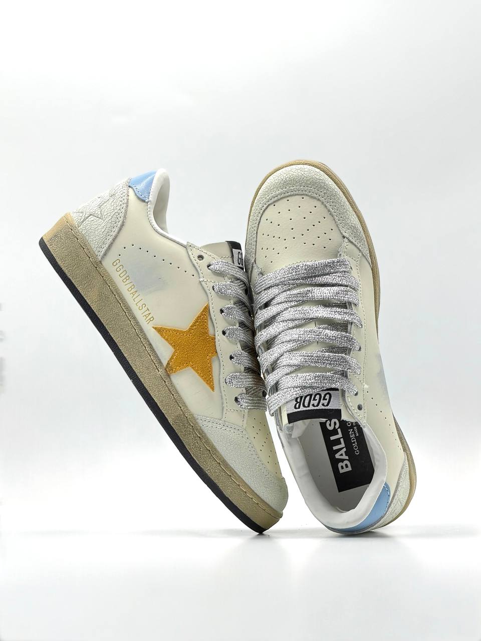 Golden Goose Ball Star "Golden Star" | Blanco-Dorado