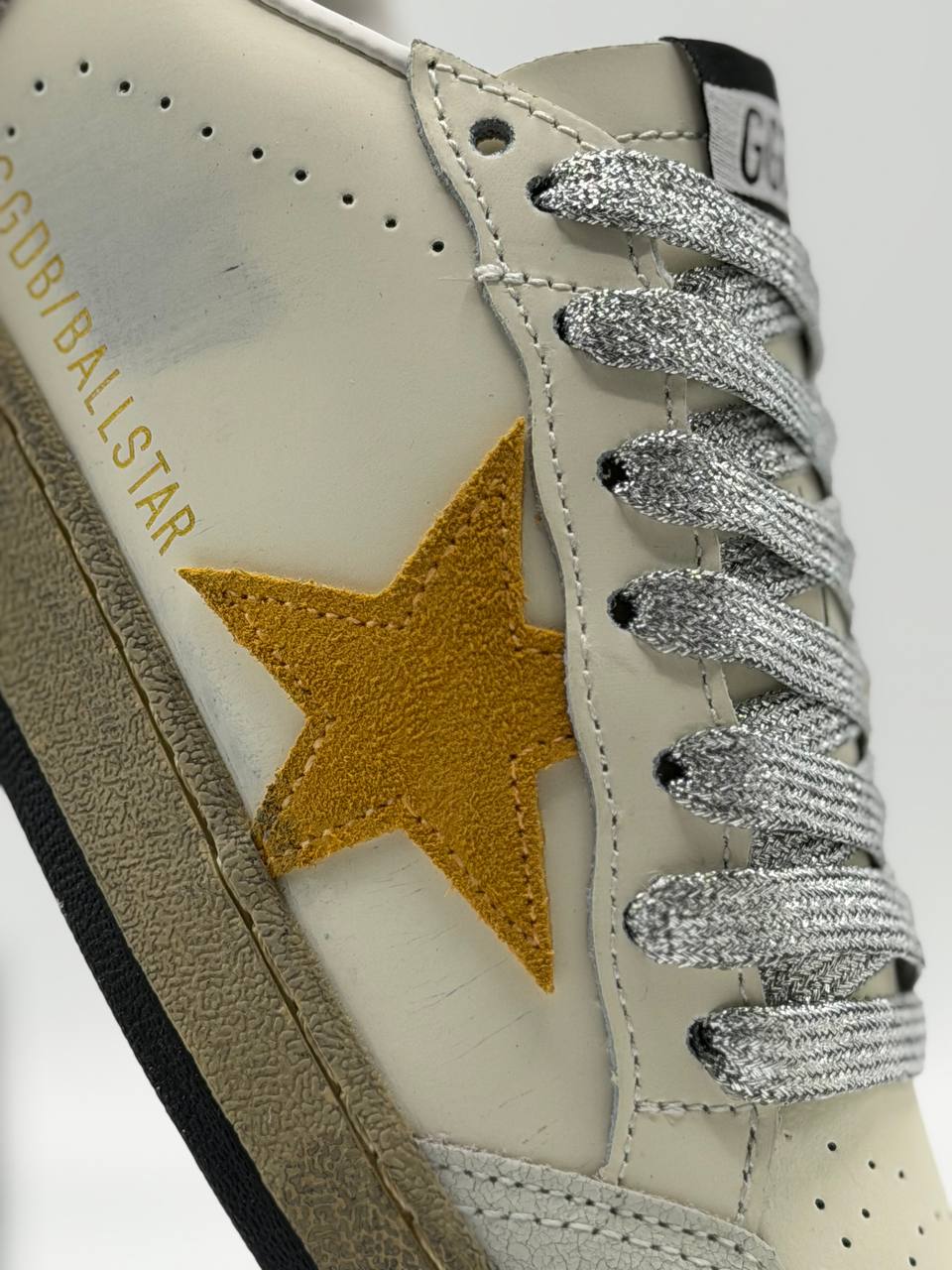 Golden Goose Ball Star "Golden Star" | Blanco-Dorado