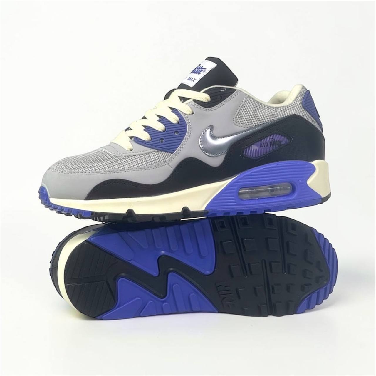 Nike Air Max 90 SP "Waves" x Patta "Sapphire" | Gris-Purpura