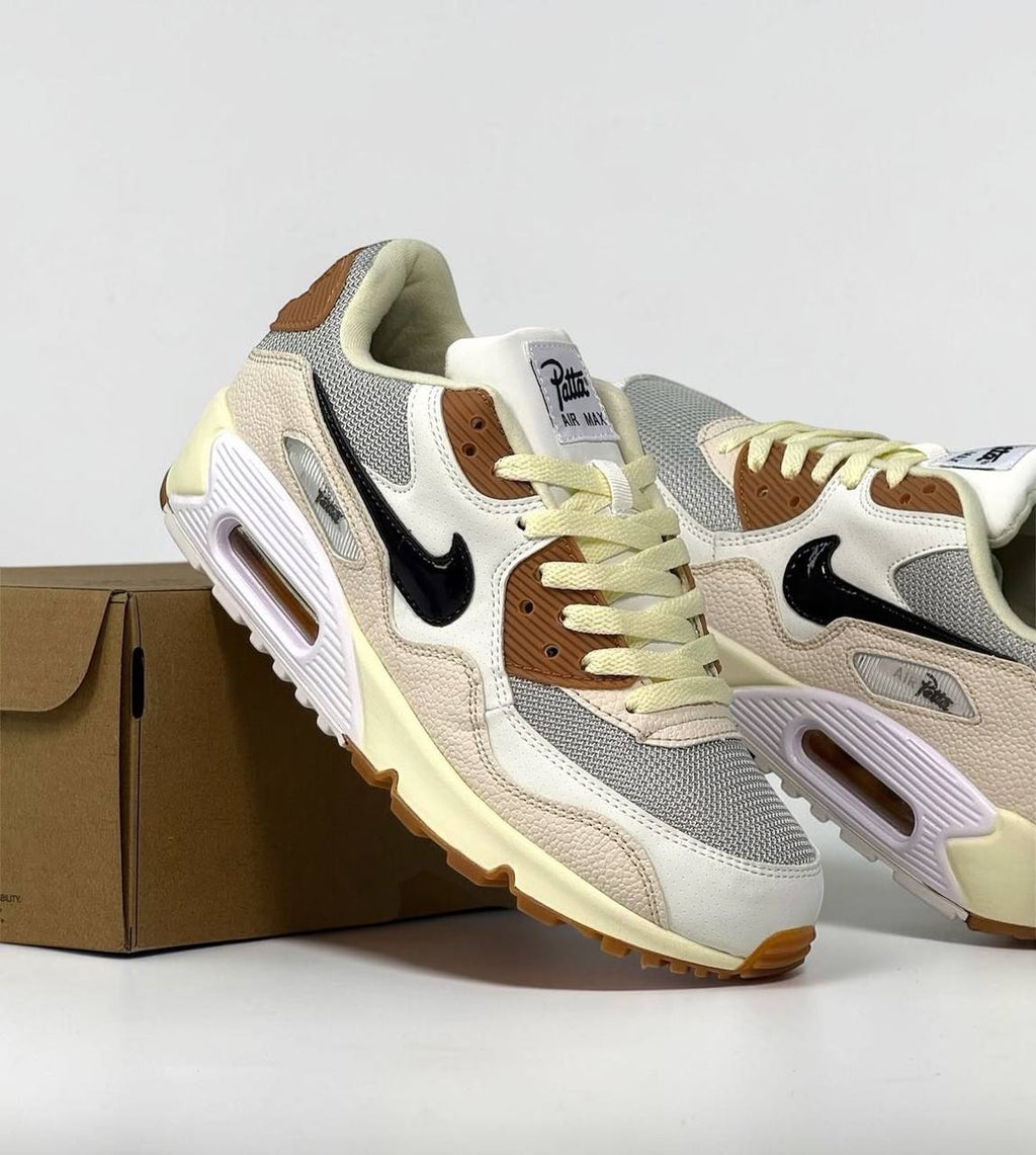 Nike Air Max 90 SP x Patta "Particle Grey / Coconut Milk" | Beige