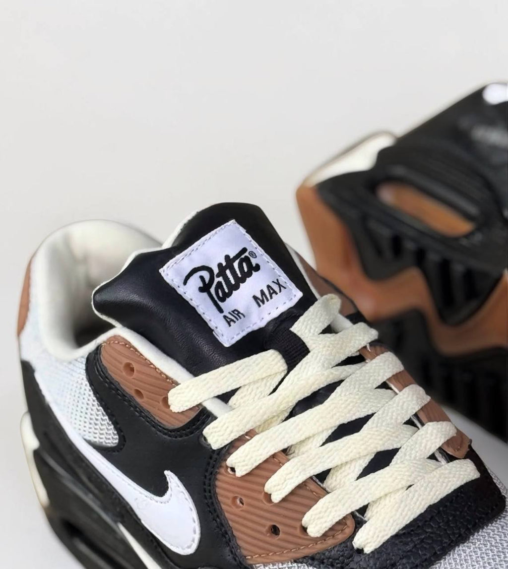 Nike Air Max 90 SP Waves x Patta "Black/Particle Grey" | Negro-Gris-Marron