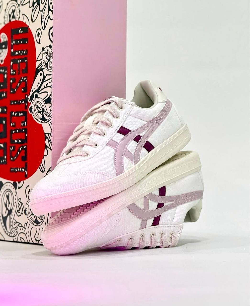 Onitsuka Tiger Tokuten | Blanco-Rosa
