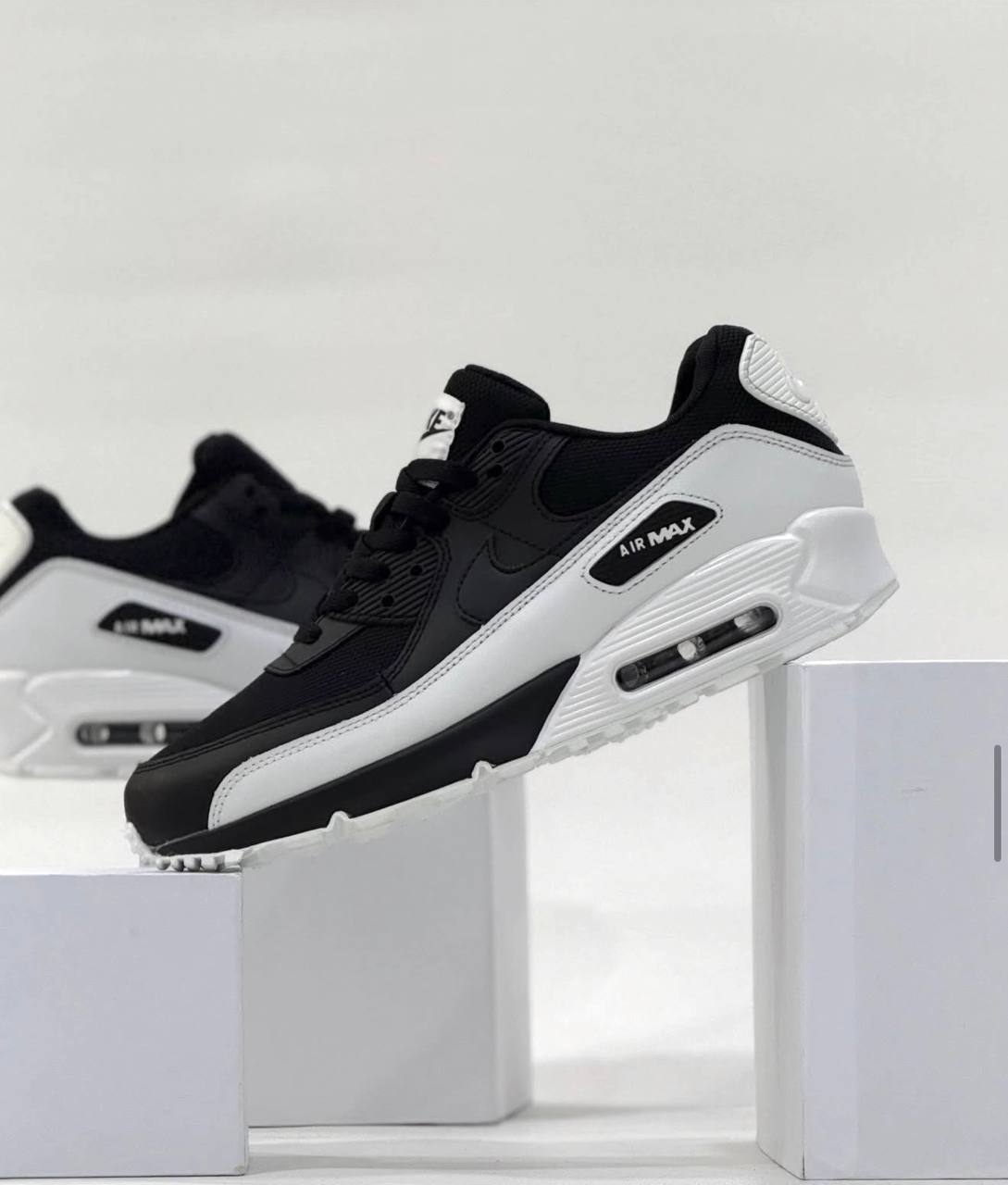 Nike Air Max 90 Essential Black | Blanco-Negro