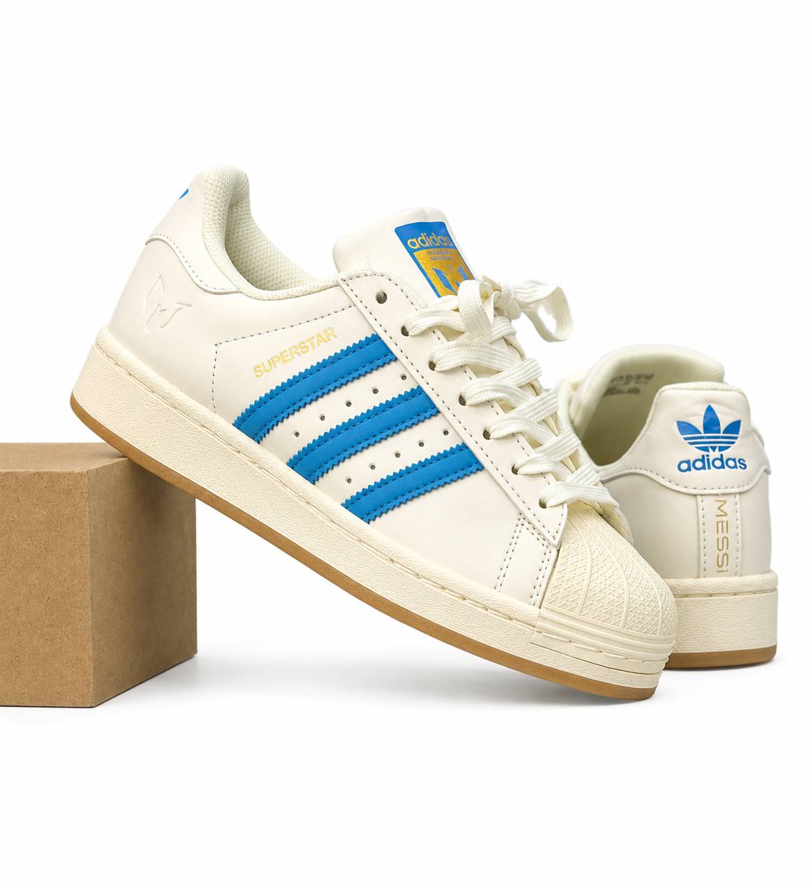 Adidas Superstar X Lionel Messi | Blanco-Azul