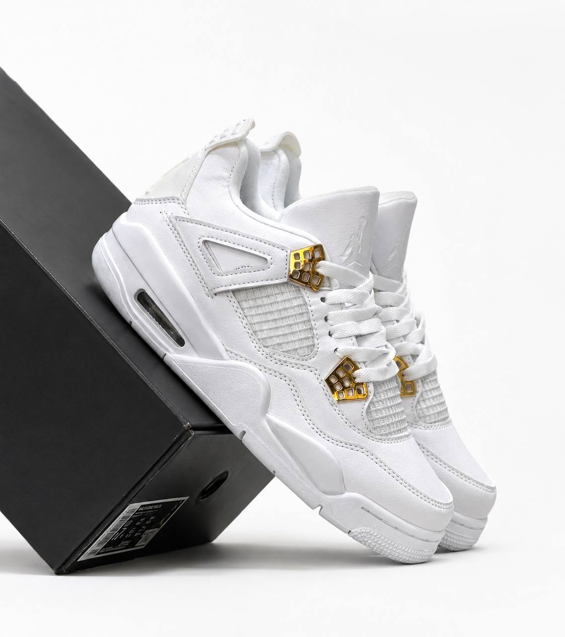 Air Jordan 4 Retro "Metallic Gold" | Blanco-Dorado