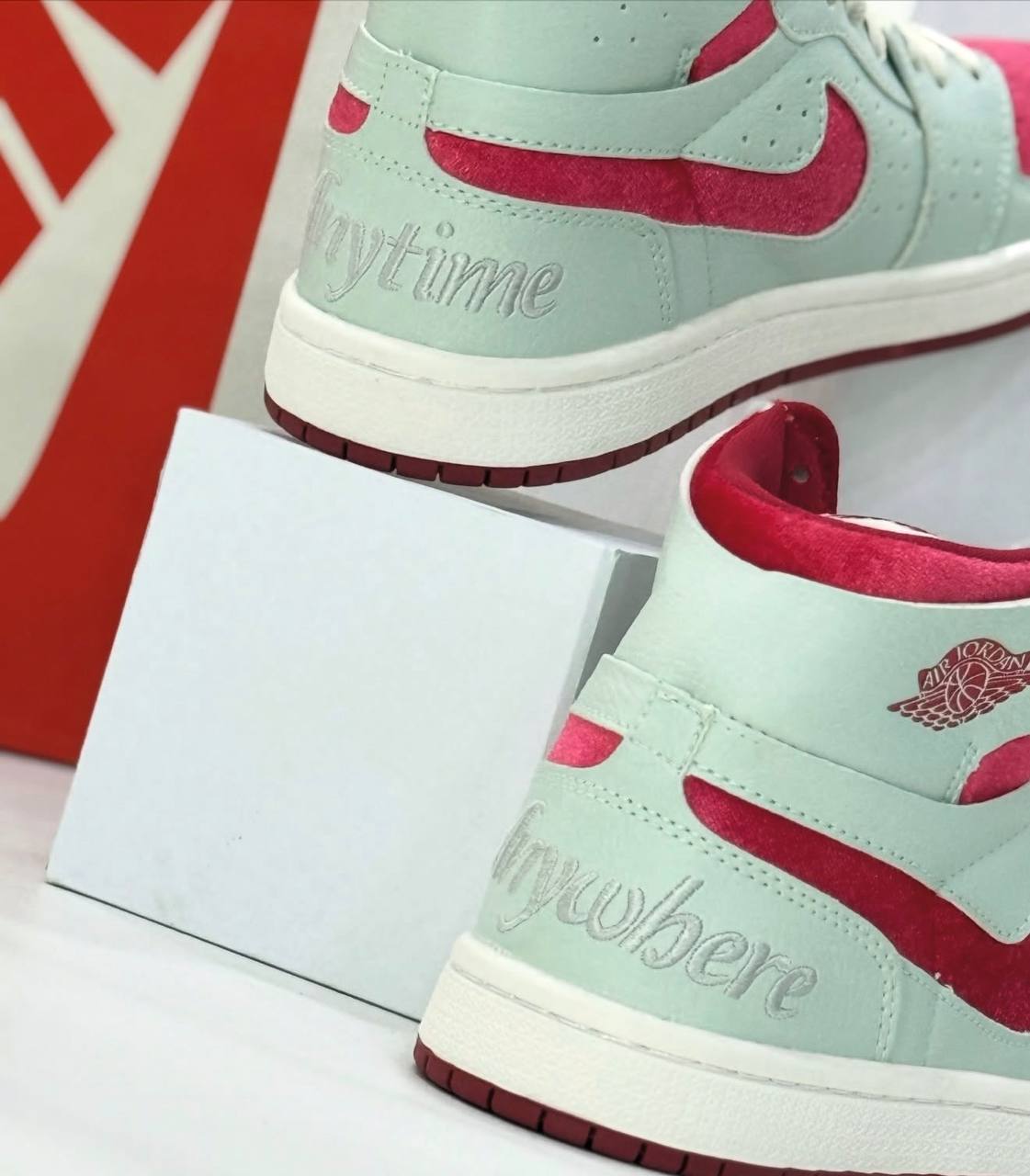 Air Jordan 1 High Zoom CMFT 2 “Valentine’s Day” | Verde-Rojo