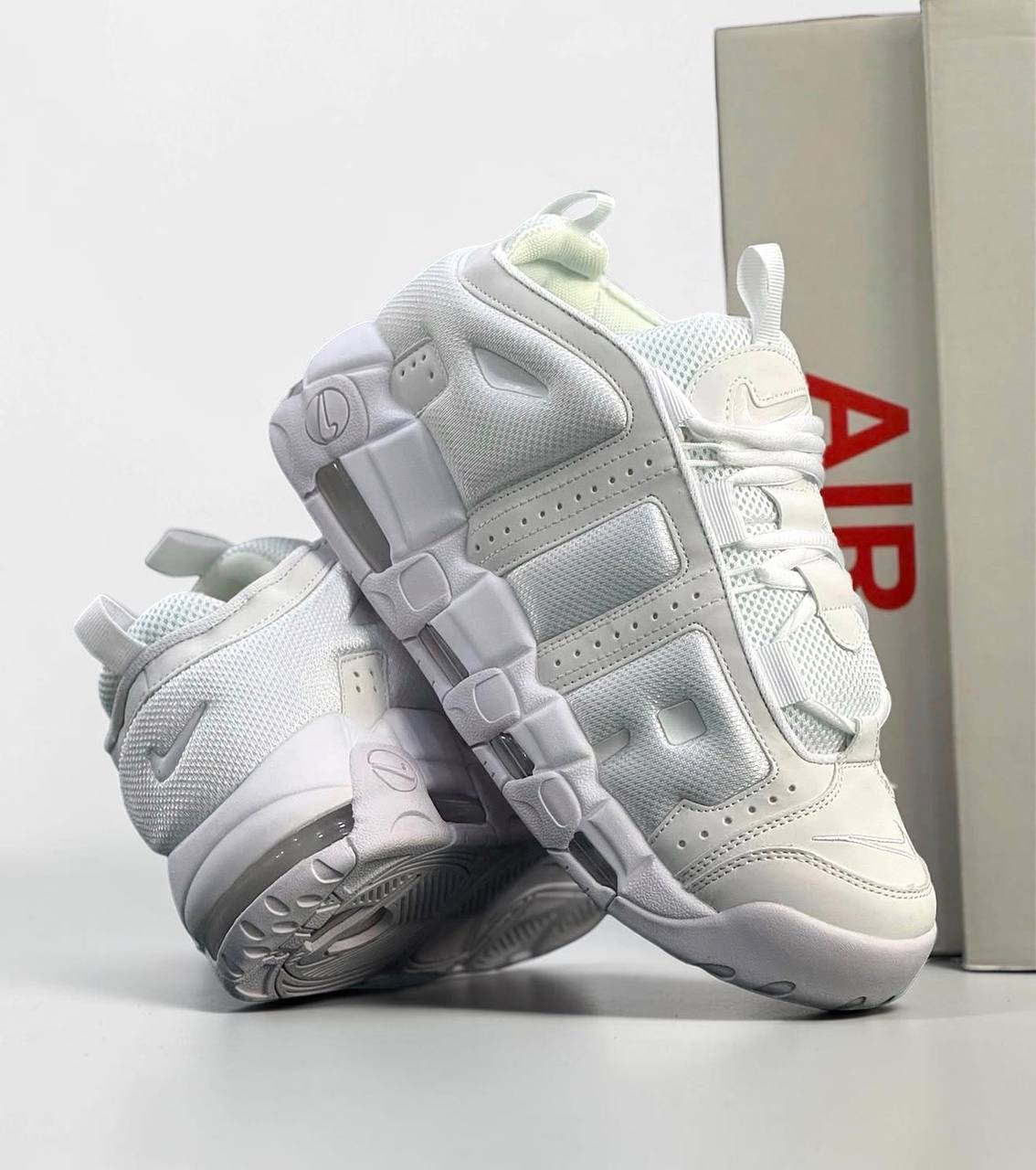Nike Air More Uptempo Low | Blanco