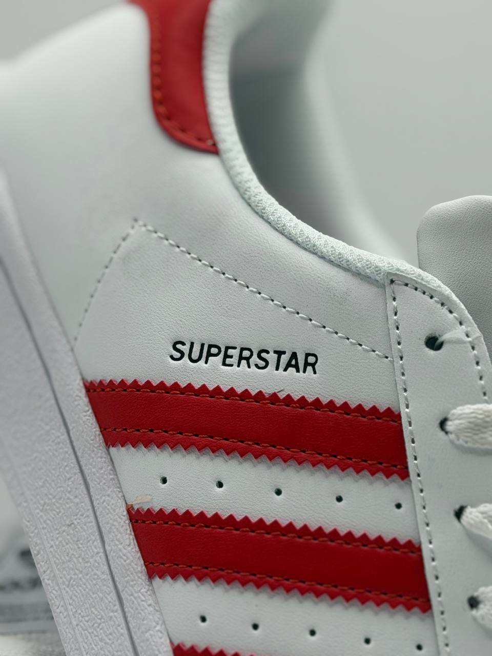 Adidas Superstar | Blanco-Rojo