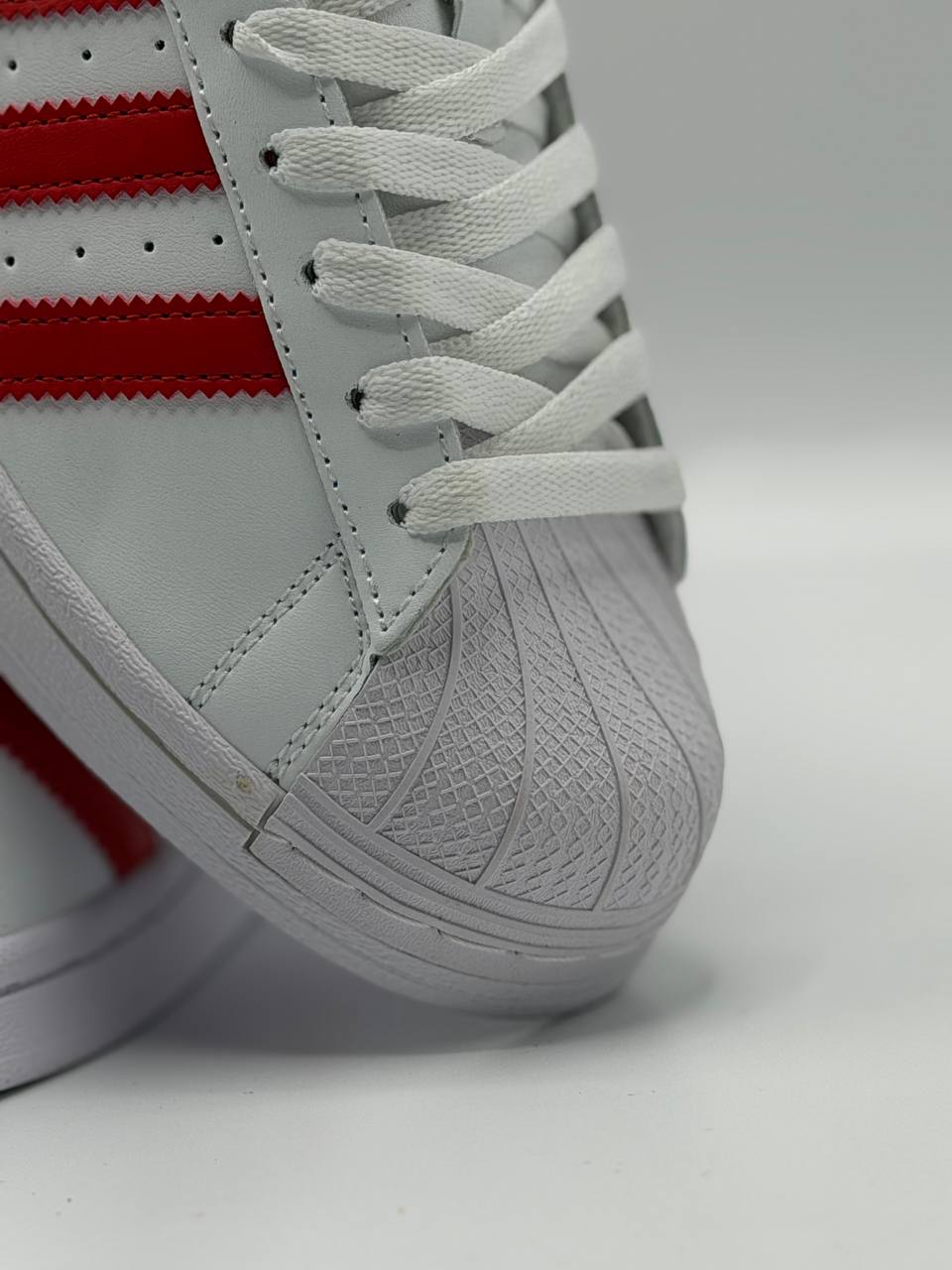 Adidas Superstar | Blanco-Rojo