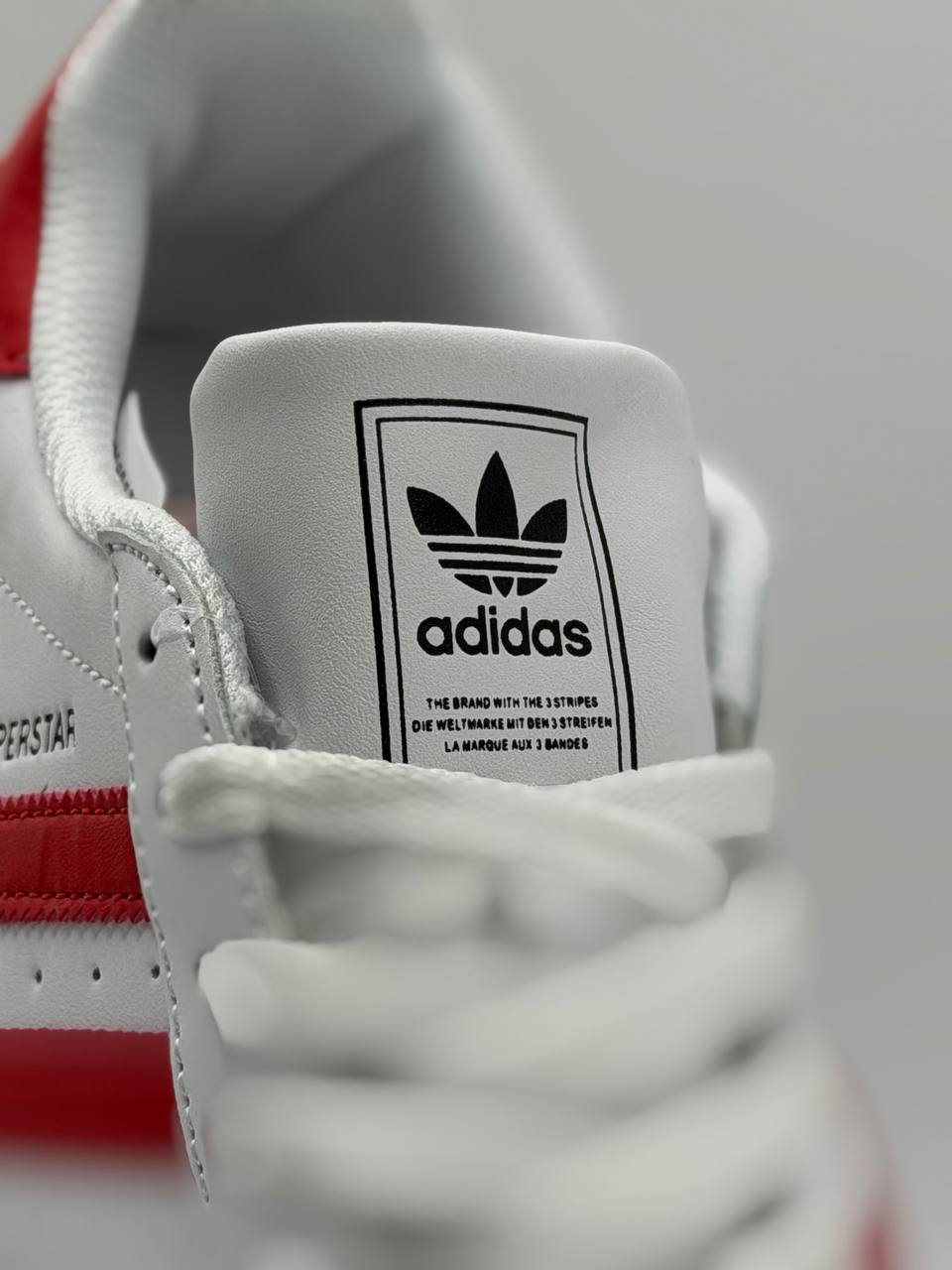 Adidas Superstar | Blanco-Rojo