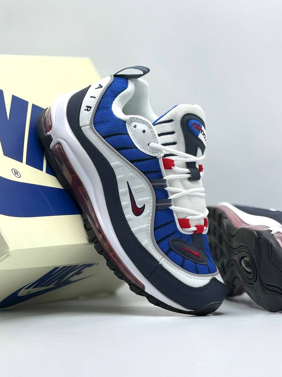 Nike Air Max 98 "Gundam" | Azul-Rojo-Blanco