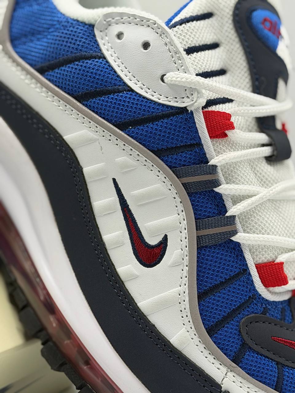 Nike Air Max 98 "Gundam" | Azul-Rojo-Blanco