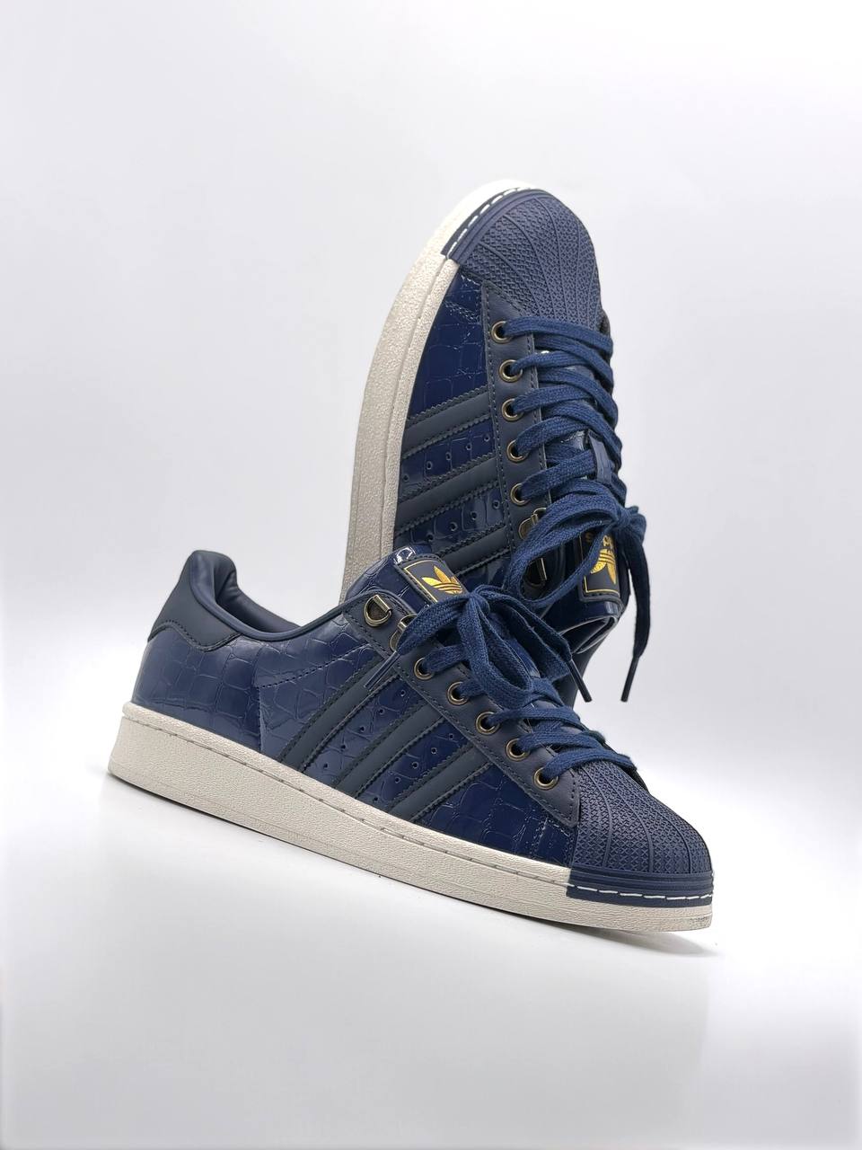 Adidas Superstar x Anthony Edwards “Navy Croc” | Azul-Blanco