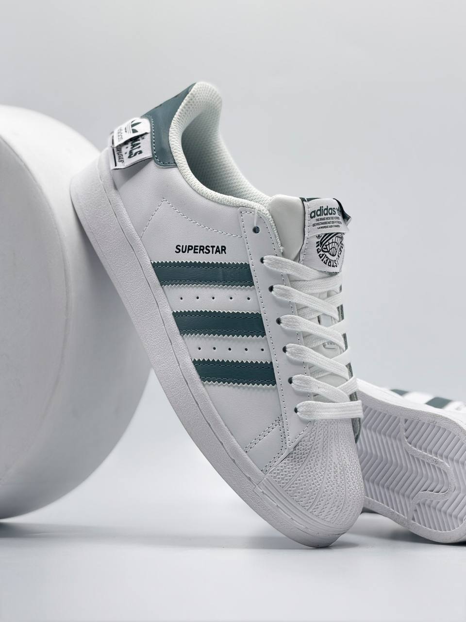 Adidas Superstar | Blanco-Verde