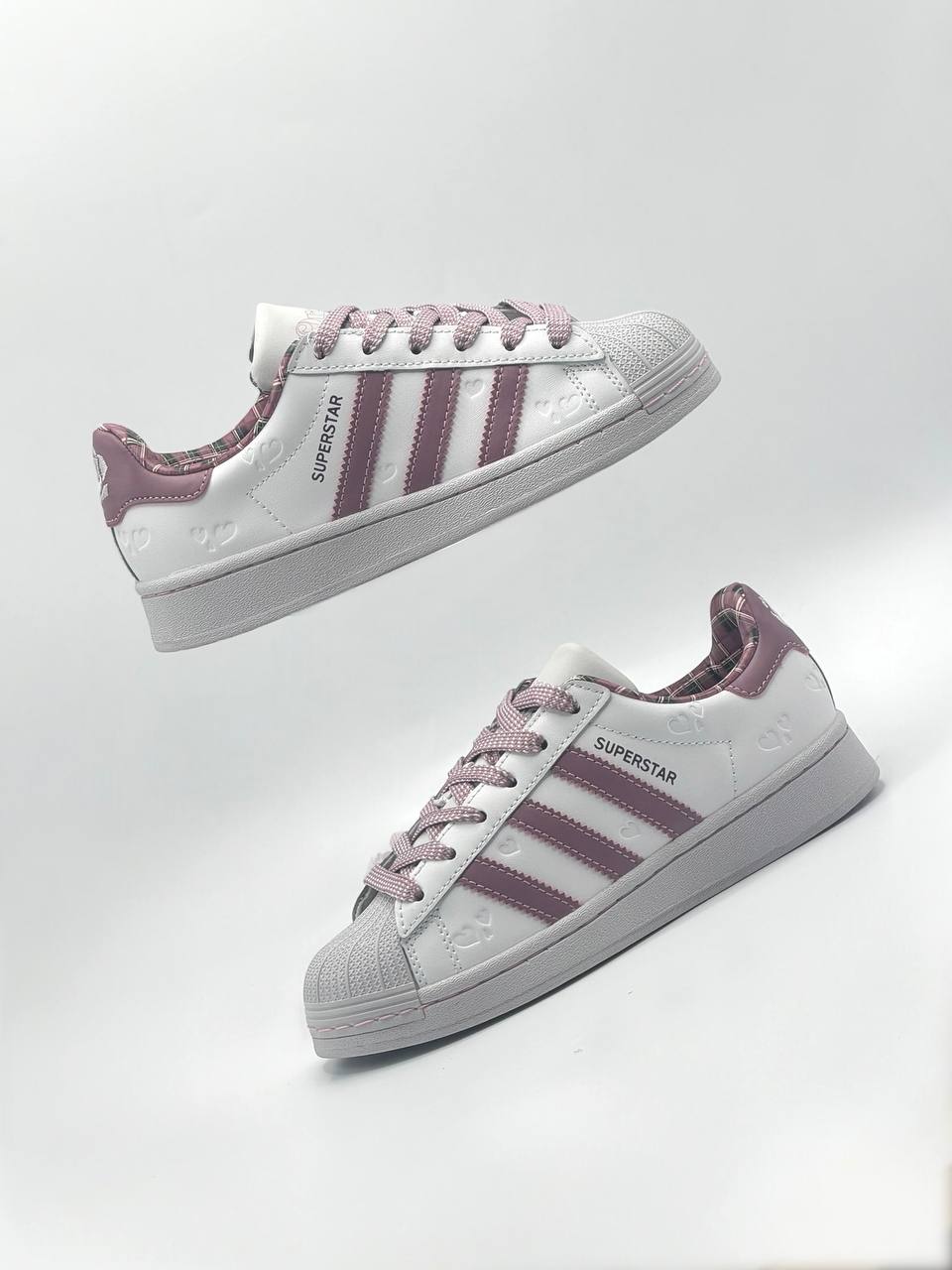 Adidas Superstar "Valentine`s Day" | Blanco-Rosa